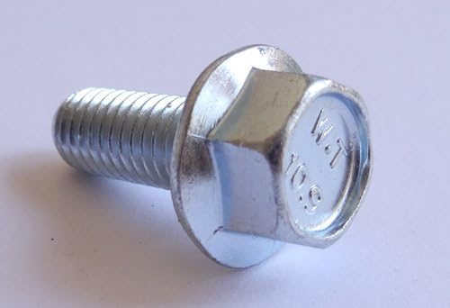 Csavarok |   (25) M8-1.25 X 20Mm Jis Hatszögletű Fejű Flange Csavar – Kis Fej, 10.9 Osztályú Cink Csavarok Csavarok