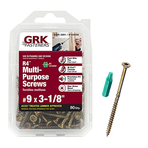 Csavarok |   Grk Rögzítők 1315 R4#9 X 3-1/8″ Csavarok 8 db Csavarok Csavarok