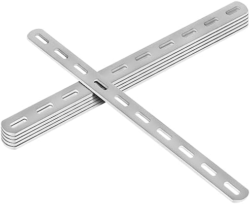 Foghúzó |   6 db 2″ (5 mm) enyhén állítható javító lemez, rozsdamentes acél lapos egyenes tartó konzolok, javító rögzítő konzolok, összekötő lemezek, 2,8 mm vastagság Foghúzó Foghúzó