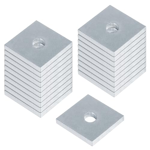 Hardver alátétek |   2 db négyzetes tartómosó lemez, 1/4″ csavar méret, 1-5/8″ tartócsatornához illeszkedik, elektrogalvanizált acél lapos csapágylemez, 5,6 mm vastagság Hardver alátétek Hardver alátétek