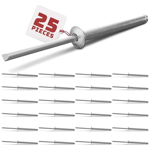 Rögzítők |   25 db Nagy Fejű Pop Rögzítők Alumínium – 3/16″ X 1-1/2″ Alumínium Dóm Fejű Vak Rögzítő Készlet 6-20 Rés 1.126-1.250 Készlet #Lig-0229Ng – Alumínium Dekoratív Rögzítők Hosszú Pop Rögzítők Szilárd Rögzítők Ablakokhoz Rögzítők Rögzítők