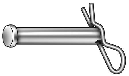 Tűk |   Clevis csap, szabványos, cink, 0,5×1 L, 5 db/csomag Rögzítők Tűk