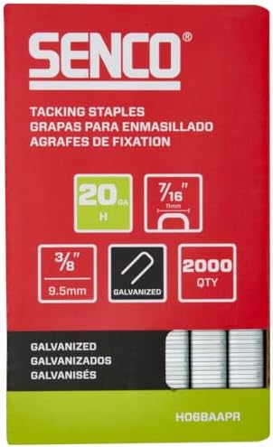 Tűzőgép tűk |   H06Baapr 3/8″ 20-as Kábel 7/16″ Kúpos Tűzőkapcsok, Galvanizált Felület, 1,000 Darabos Csomag Rögzítők Tűzőgép tűk